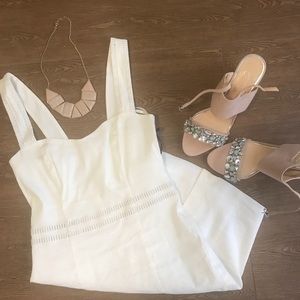White Bebe dress NWT